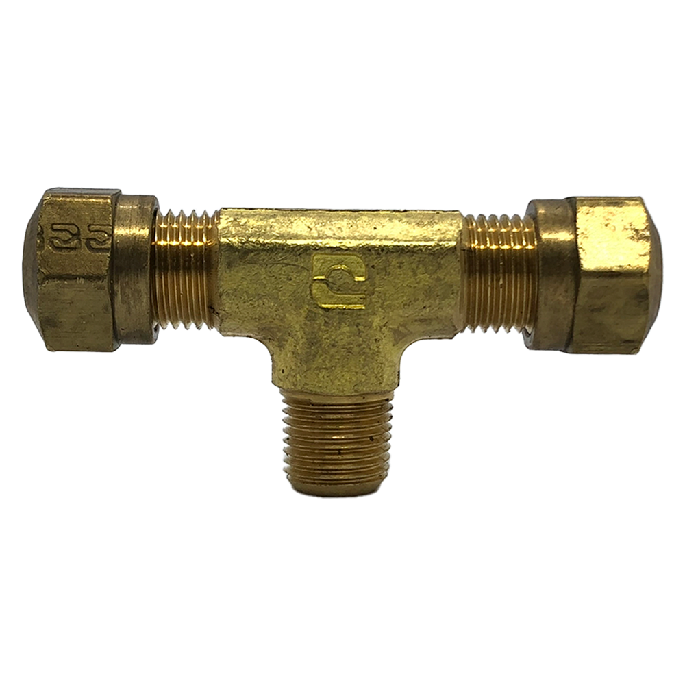 TEE MACHO AL CENTRO FRENOS DE AIRE. TUBO DE NYLON (4472F)