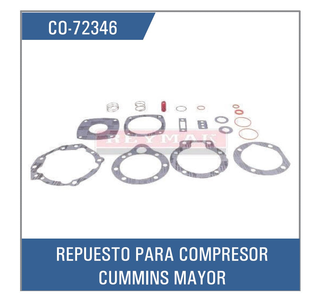 REP. PARA COMPRESOR CUMMINS MAYOR COMESA