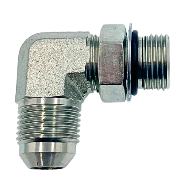 Adaptador Hidráulico Codo 90° Jic Macho X O-Ring Macho - P1JO9