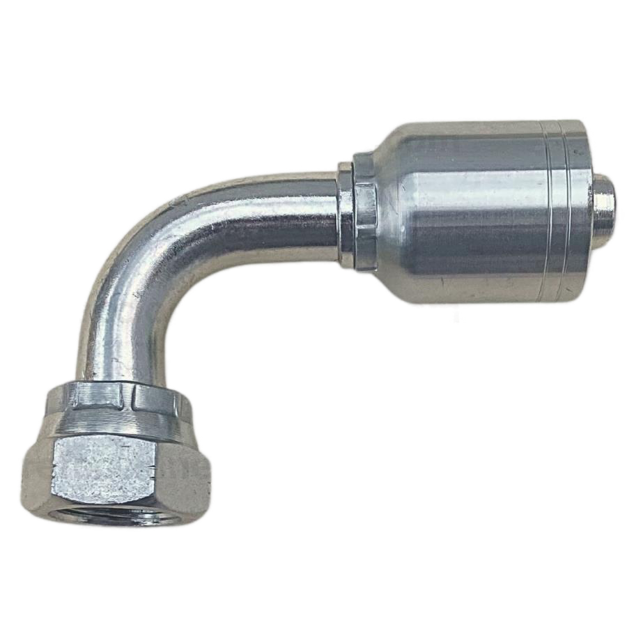 Conector rosca ORFS hembra 90° 1/2 x manguera 1/2 R1 y R2