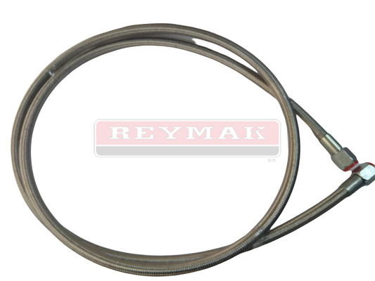 MANGUERA DE TEFLON MALLA ACERO INOX  5/8 CONEXION7/8   2.5 MTS