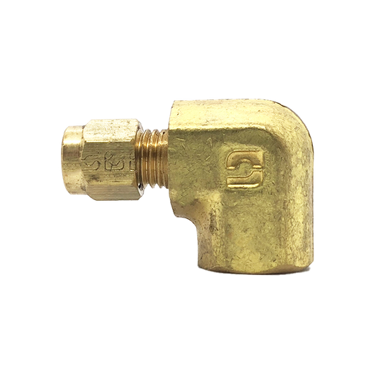 Codo Terminal Hembra 90°	de Compresión (70F)