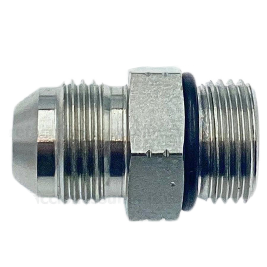Adaptador JIC macho 3/8" x 1/2" O-ring macho