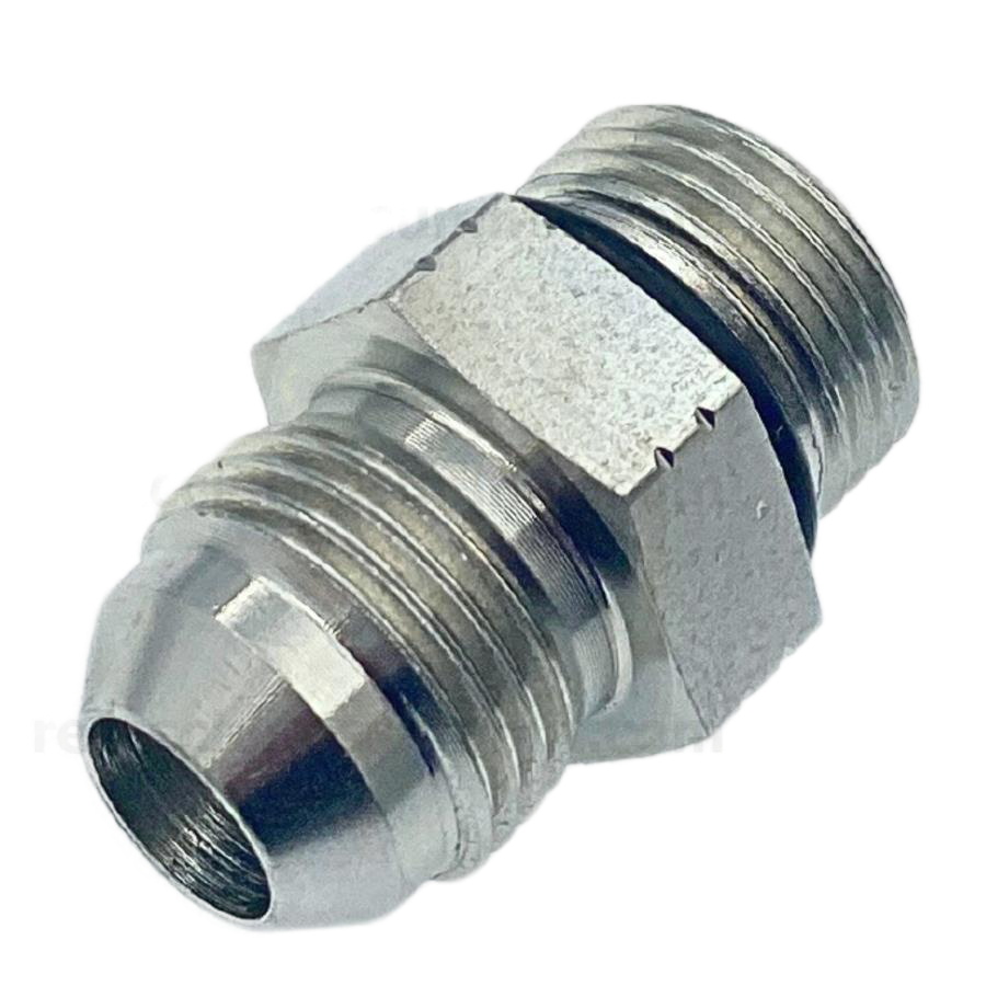 Adaptador JIC macho 3/8" x 1/2" O-ring macho