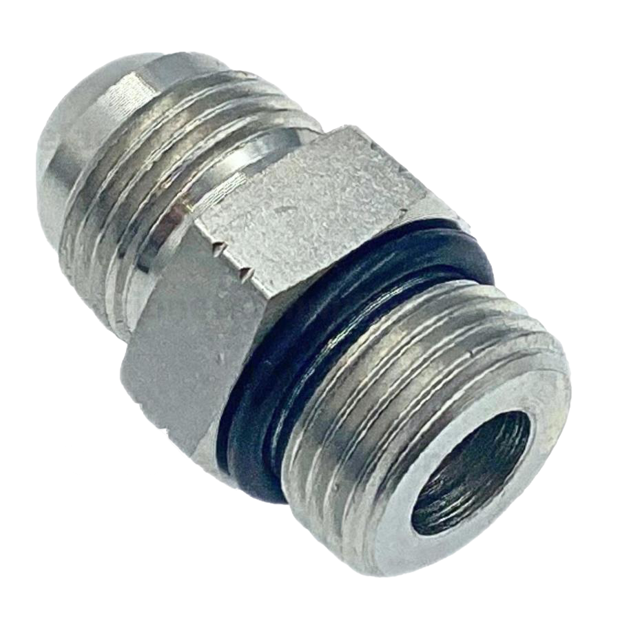 Adaptador JIC macho 3/8" x 1/2" O-ring macho