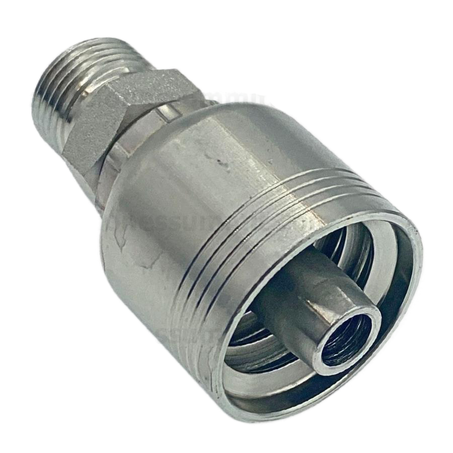 Conector rosca ORFS macho 3/8 x manguera 3/8 R4