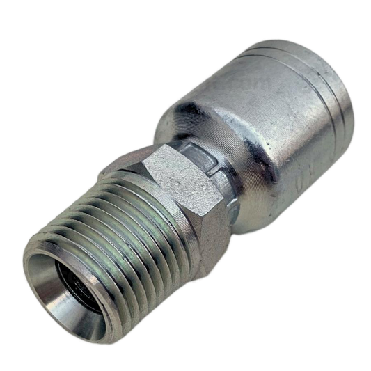 Conector rosca NPT macho 1/2 x manguera 5/8 R1 y R2