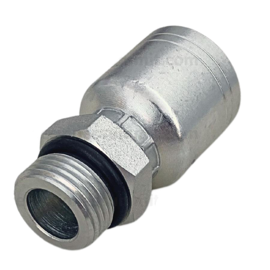 Conector rosca SAE O-ring macho 1/2 x manguera 3/8 R1 y R2