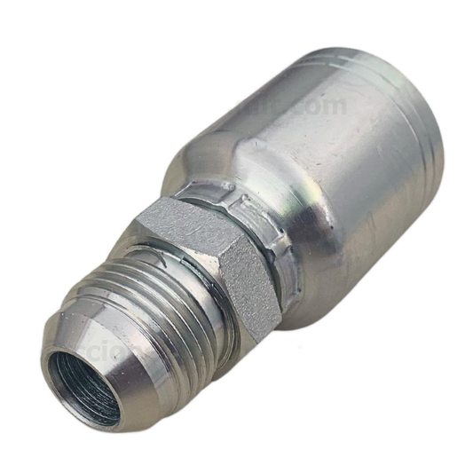 Conector rosca JIC 37° macho 5/8 x manguera 1/2 R1 y R2