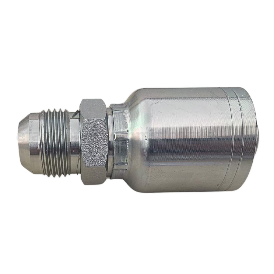 Conector rosca JIC 37° macho 1/2 x manguera 3/8 R1 y R2