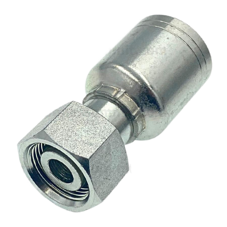 Conector métrico 24° r/hembra 12 x manguera 3/8 r1yr2 LT
