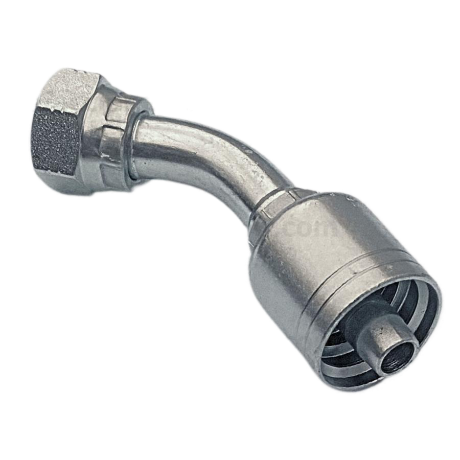 Conector rosca ORFS hembra 45° 3/8 x manguera 3/8 R1 y R2