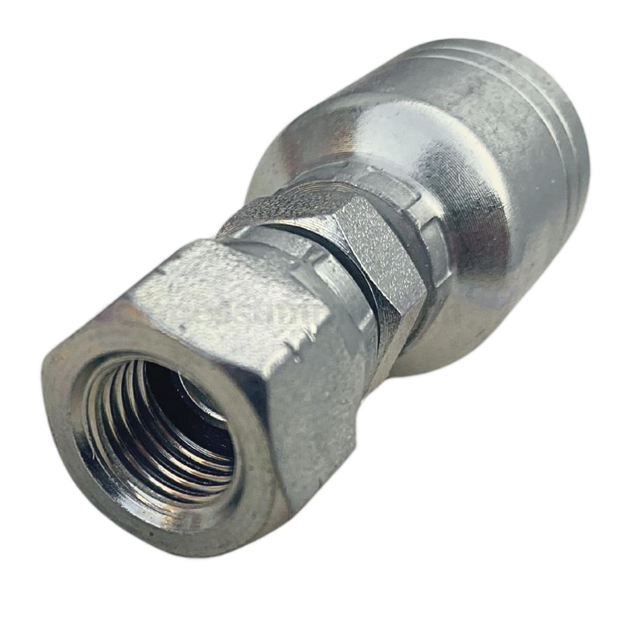 Conector rosca JIC 37° hembra 1/2 x manguera 1/2 R1 y R2