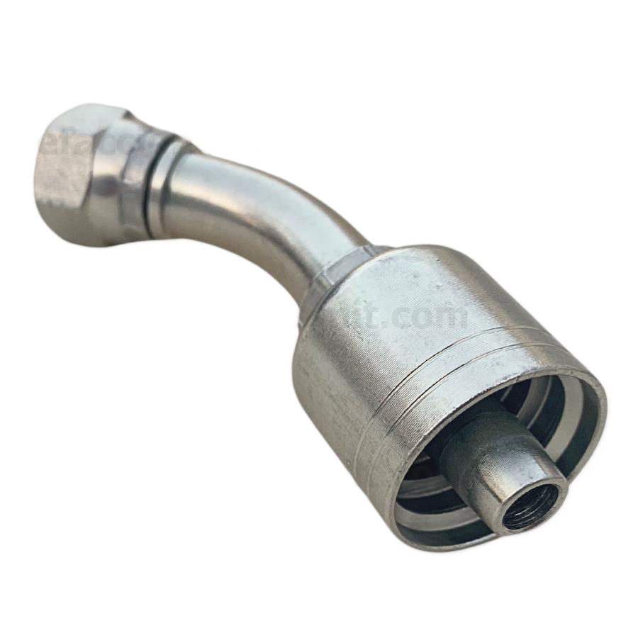 Conector rosca JIC 37° hembra 45° 3/8 x manguera 3/8 R1 y R2