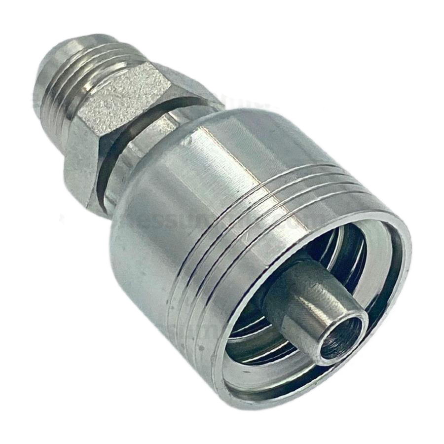 Conector rosca JIC 37° macho 3/8 x manguera 3/8 R4